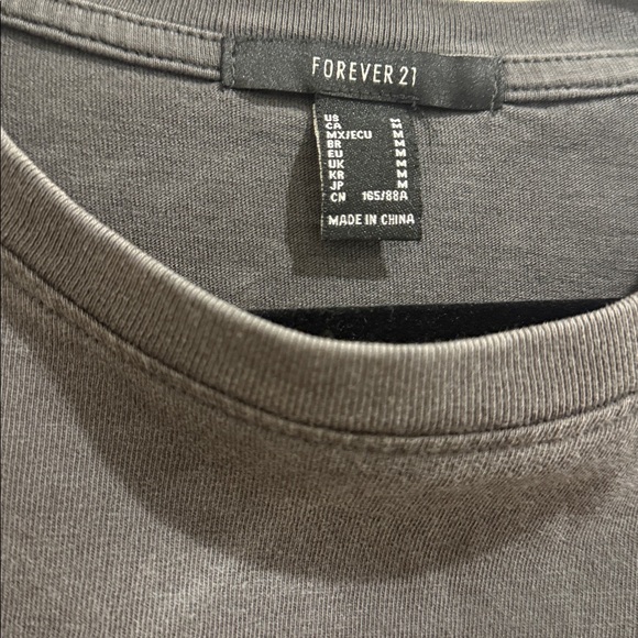 Forever 21 Black Los Angeles Cropped Hoodie - Picture 8 of 8